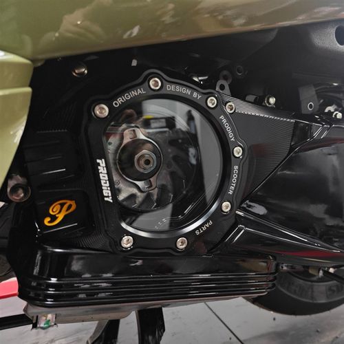 vespa300传动盖 进气盖改装春天冲刺300风扇叶片 透明gts300