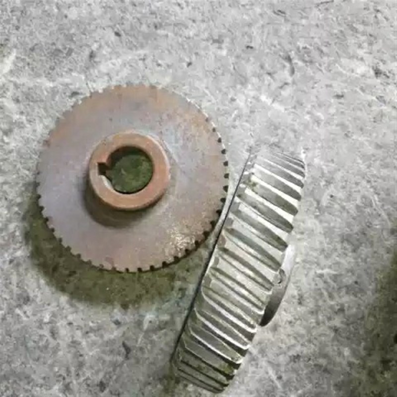 上海江宁机床厂Q1319管子螺纹车床配件蜗轮Z48/M2.5/内孔30/K6