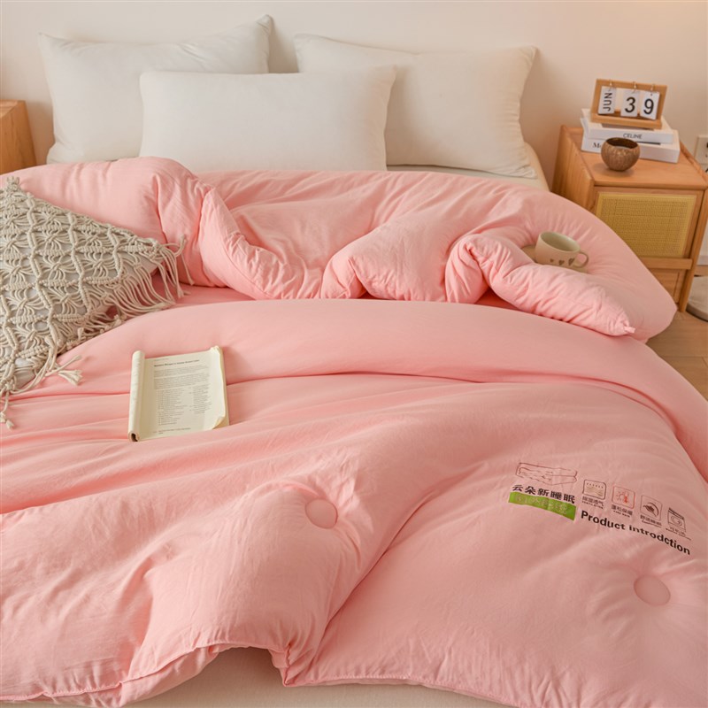 A类纯棉大豆纤维被子被芯冬被空调被冬天加厚保暖春秋被四季通用4