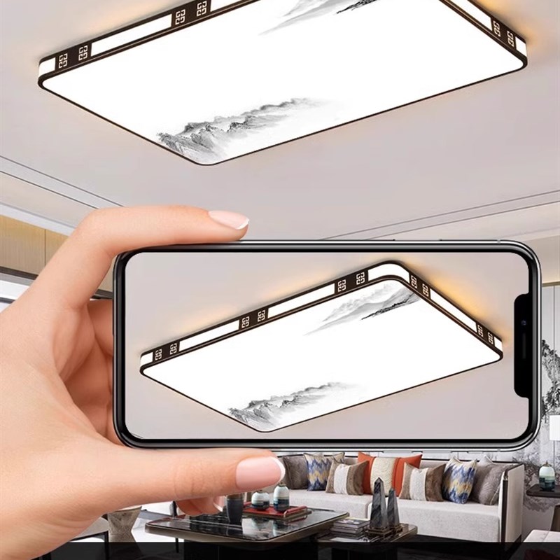 家用客厅大灯吸顶灯饰大厅主卧室吊灯具现代简约大气2025新款中山