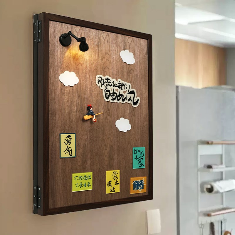 竖版电表箱装饰画diy可磁吸配电箱遮挡挂画中古风电源盒遮丑壁画