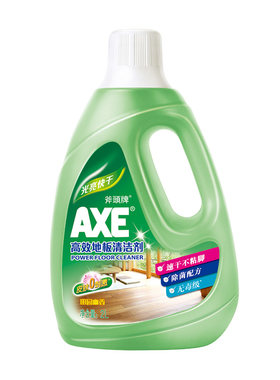 AXE/斧头牌地板清洁剂光亮快干 茉莉幽香2L/瓶瓷砖木板大理石