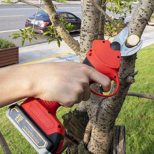 开拓电动剪刀果树锂电充电修剪树枝园艺剪子修枝剪树剪刀剪枝神器