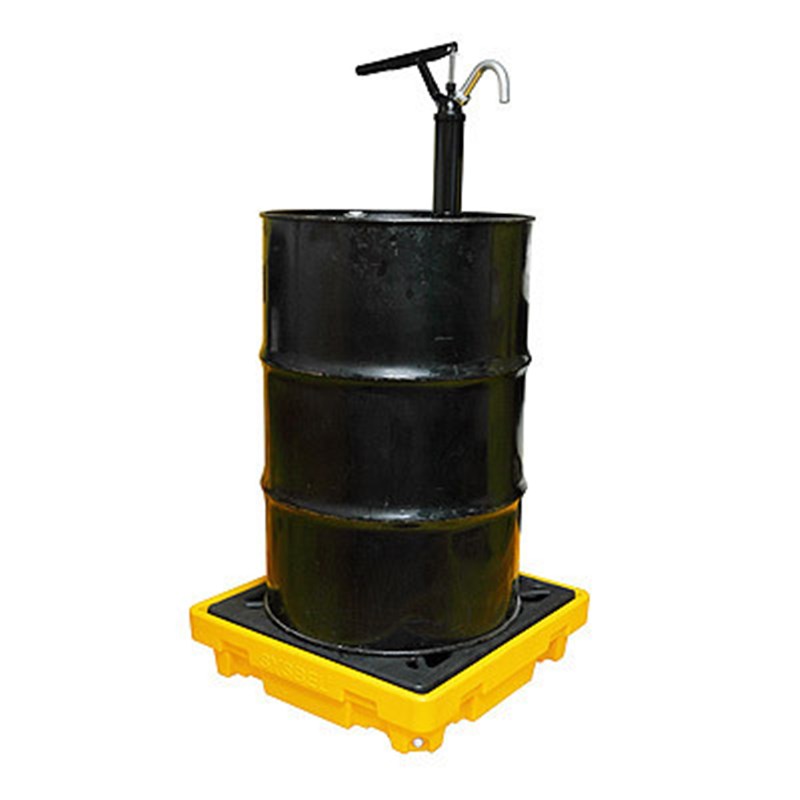 化学品防泄漏防溢出叉车平台托盘单桶型平台油桶卡板