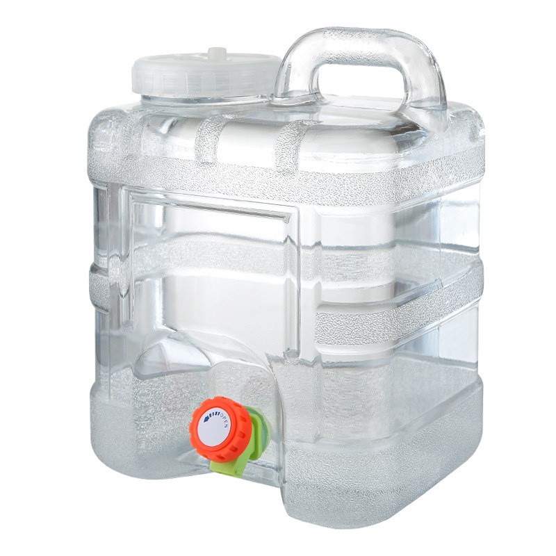 白色透明户外车载PC水桶储水箱家用储水用纯净饮水桶装水桶大容量