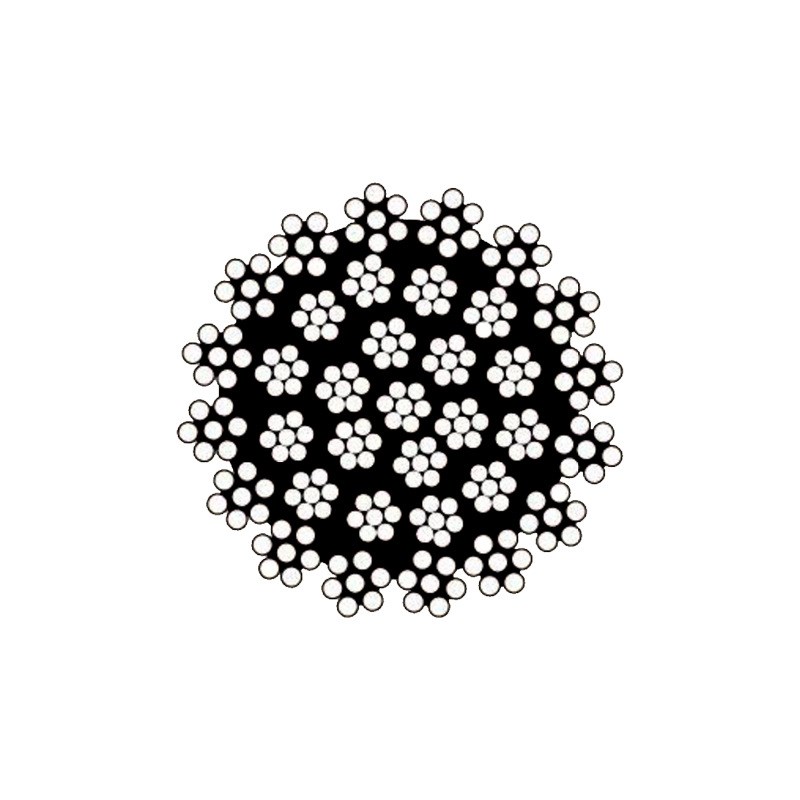 矿用钢丝绳6X19S 6X25F 6X26WS 6X29F 6X31WS 6X36WS 6VX34 6VX37