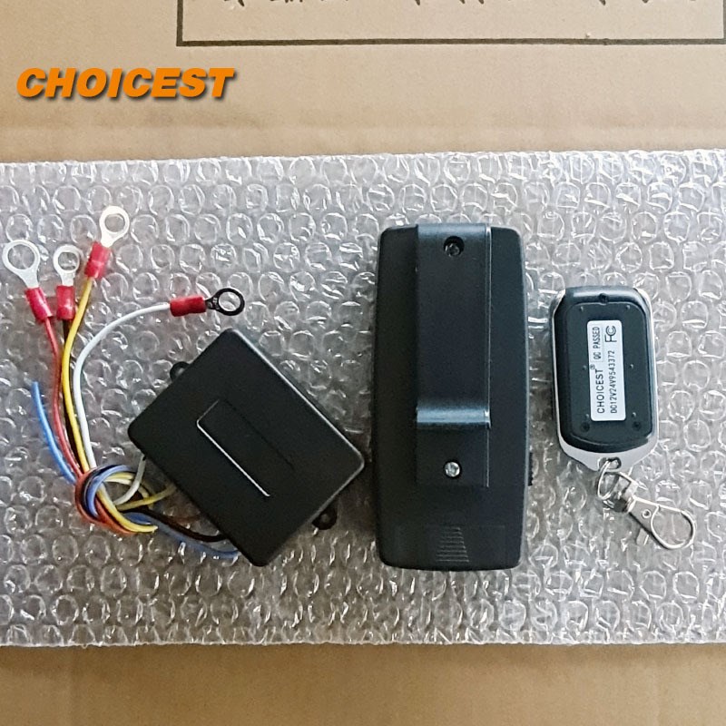 跨境直供二键银面加钥匙扣组合的无线电动绞盘遥控器【10套起包邮