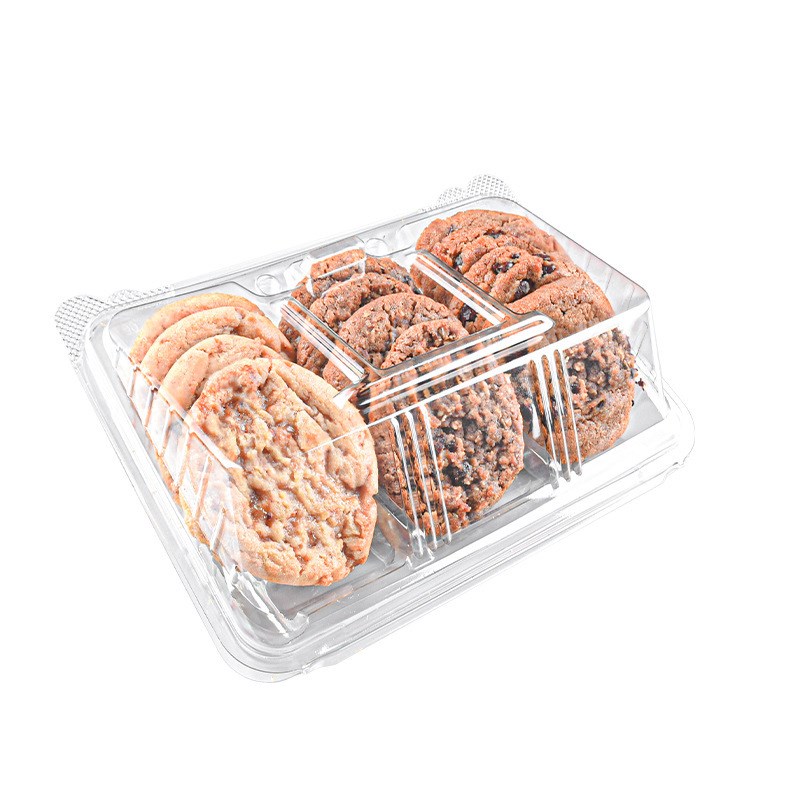 蔬果乐043透明不规则异形PET塑料烘焙中式糕点酥饼类包装盒打包盒