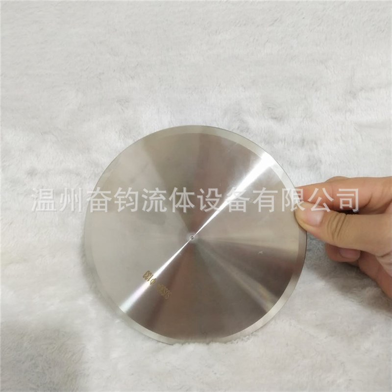 奋钧管件304/316不锈钢卫生级快装大盲板片 管堵封头卡盘卡箍接头