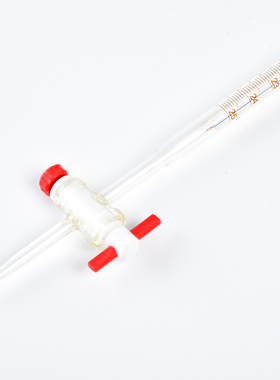 葵级过检白色酸式滴定管玻璃碱式滴定管级四氟活塞酸碱两用蓝白滴