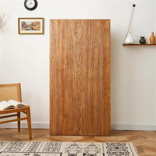 老榆木复古吧台实木板风化桌面餐桌飘窗板书桌电脑桌定制