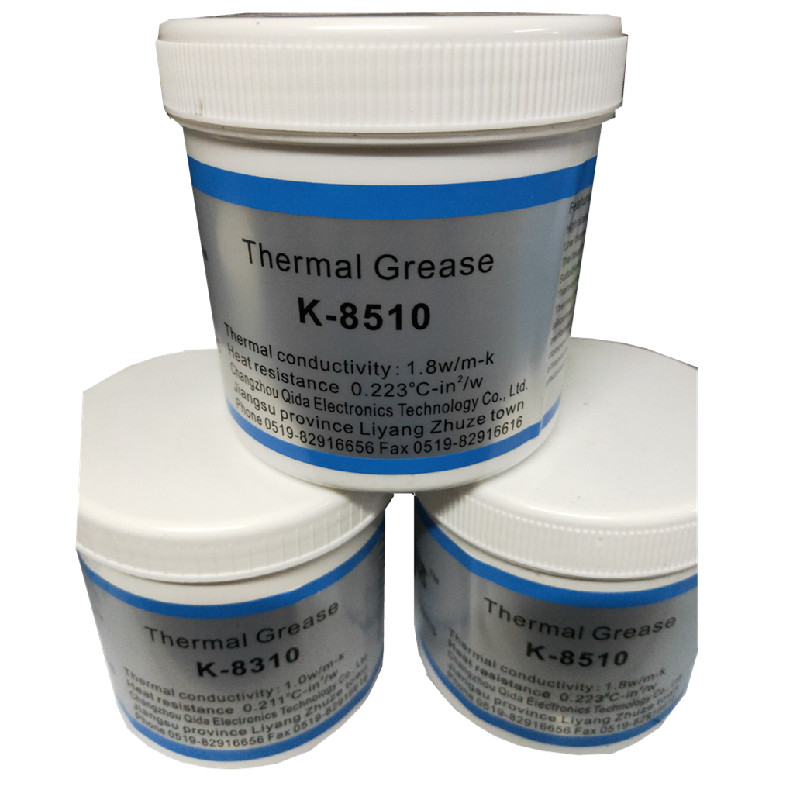 卡奇达K-8510导热硅脂 散热膏 绝缘耐高温硅胶不固化  1000g灰色