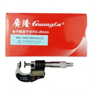 100圆盘式 广陆数显公法线千分尺0 外径千分尺