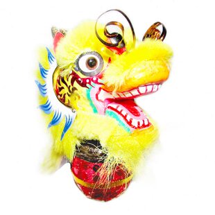 海浪乐器龙头底座鼓舞狮子摆件舞狮子摆设手工舞狮子舞龙道具人气