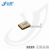 25.000 无源晶振 京熠 9PF 3225 ±10ppm 5只 25M 现货库存