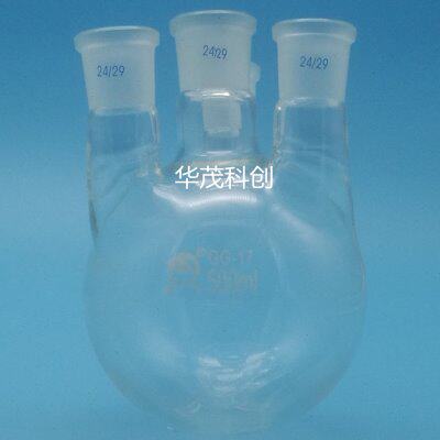 蜀牛 四口烧瓶 直形 斜形 圆底高硼硅500/1000/2000/3000/5000ml