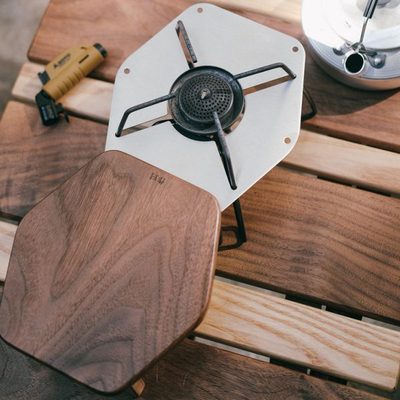 作对木工所露营炉具SOTO310蜘蛛炉配件340蜘蛛炉桌板隔热桌板