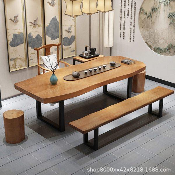 新中式实木茶桌不规则方形茶几实木原木简约泡茶桌椅组合厂家,商业/办公家具,茶台/茶桌,淘宝优惠券,粉丝福利购,淘宝优惠卷