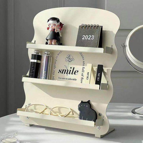 桌面收纳层架玄关钥匙眼镜置物架宿舍多功能分层隔板客厅杂物整理,收纳整理,化妆品收纳架,淘宝优惠券,粉丝福利购,淘宝优惠卷
