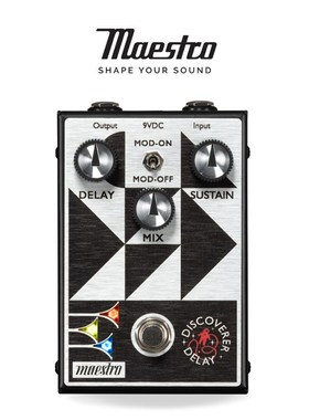 Maestro合唱 Fuzz 延迟 过载 失真吉他踏板单块效果器Gibson法兹