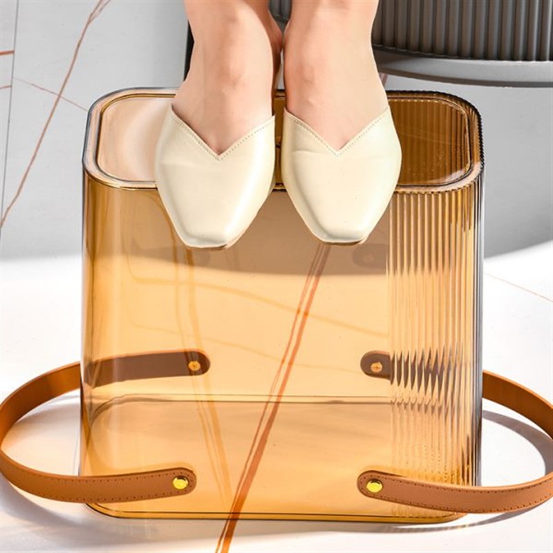 塑料茶水桶过滤茶渣桶家用茶具废水桶茶台干湿分离大容量垃圾桶