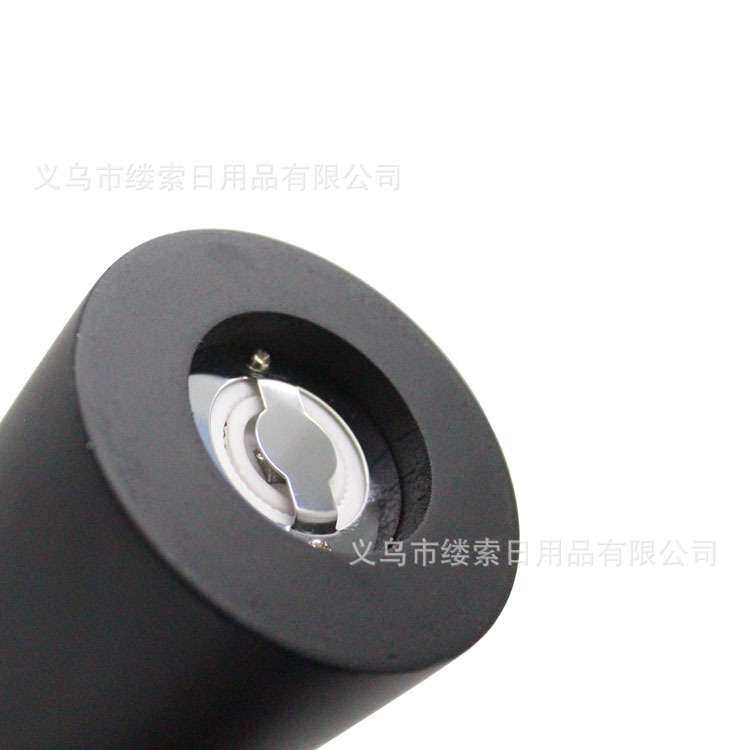 新16寸橡胶木胡椒磨 手动胡椒研磨器 黑色高档粗盐调味罐厂家直销
