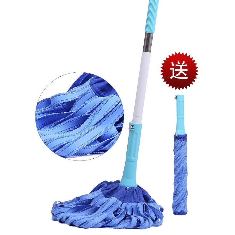 ?E0PB 免手洗自拧干拖把仿鹿皮巾墩布鸡皮拖布家用懒人拧水卡