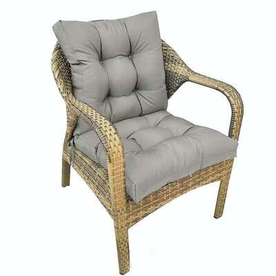 户外连体防水防晒加厚餐椅垫低背垫亚马逊seat/back cushion