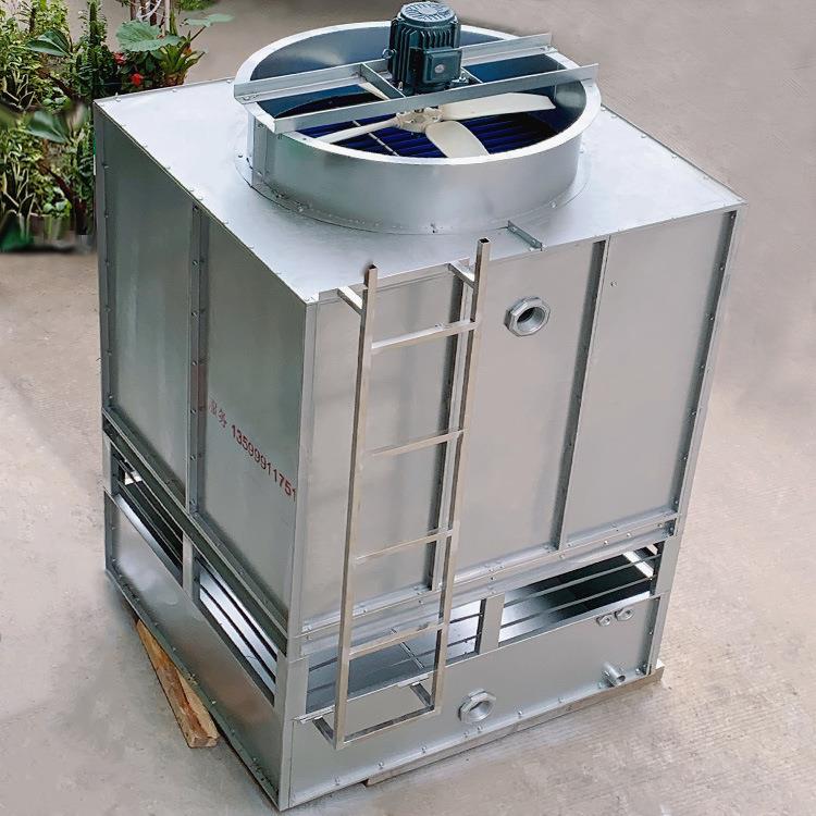 厂家工业冷却塔200T/80T/30T/20T冷却塔镀镁铝锌板不锈钢水塔可选