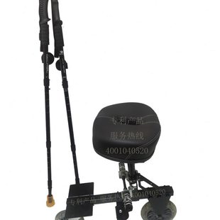 单腿驴旱冰车陆地溜冰车滑轮车轮式单腿驴全民健身器材送手柄手杖