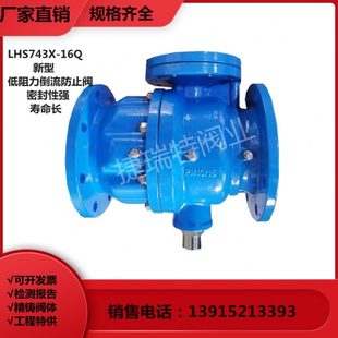 16Q球墨铸铁低阻力倒流防止阀DN50 200 605 150 300 LHS743X