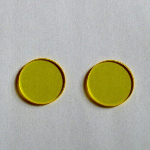 光学金/黄色玻璃JB490 滤光片 490nm后通过 前截止 25*2mm 25*1mm