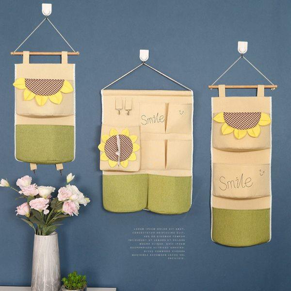 漫笛儿壁挂收纳整理挂袋挂墙门后储物袋学生床边悬挂整理袋,居家布艺,挂袋,淘宝优惠券,粉丝福利购,淘宝优惠卷