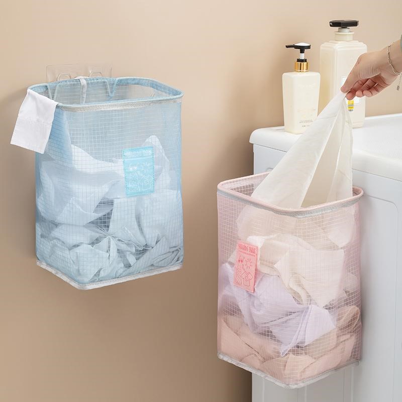 壁挂式换洗衣物脏衣篮可折叠水洗宿D舍上床大容量脏衣收纳篮易打