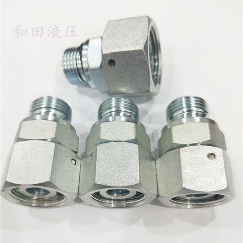 永华标准公制螺纹胶垫密封公制内螺纹24度锥液压活接头2MC 2MD-WD