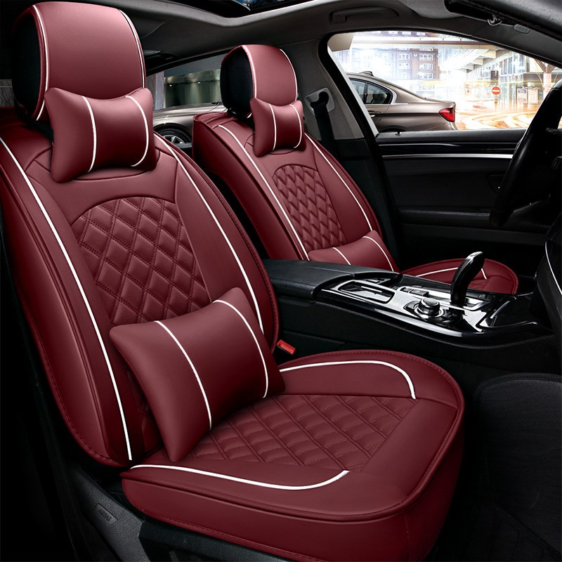 皮革新款汽车坐垫四季通用t座垫 座套汽车用品 汽车四季垫一件代
