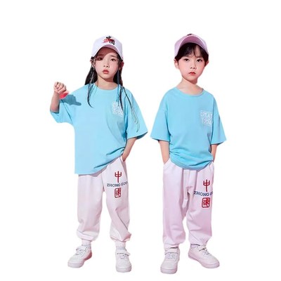 六一儿童啦啦队演出服幼儿园团体舞蹈表演服装中小学Y生运动会班