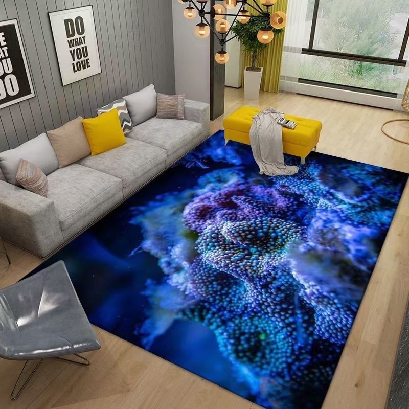 北欧简约网红ins地o毯客厅卧室茶几沙发地垫长方形可爱房间床边毯