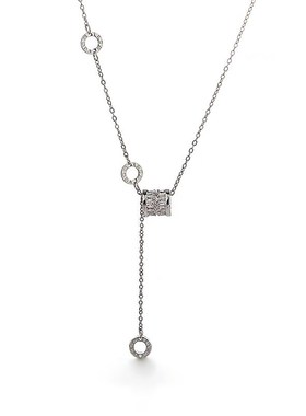 小蛮腰项链女轻奢小众设计感气质锁骨链秋冬毛衣链配饰2W023年新