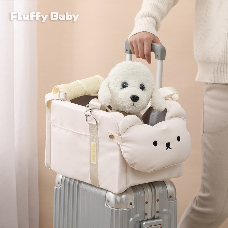 户外车载宠物包旅行外出车载狗窝汽车中控M安全座椅小型宠物手提