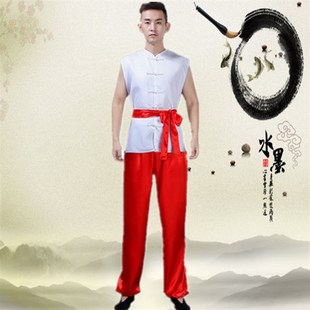 阿宝演出农民舞蹈服装儿童王小二服装游击队话剧民族表Z演服民国