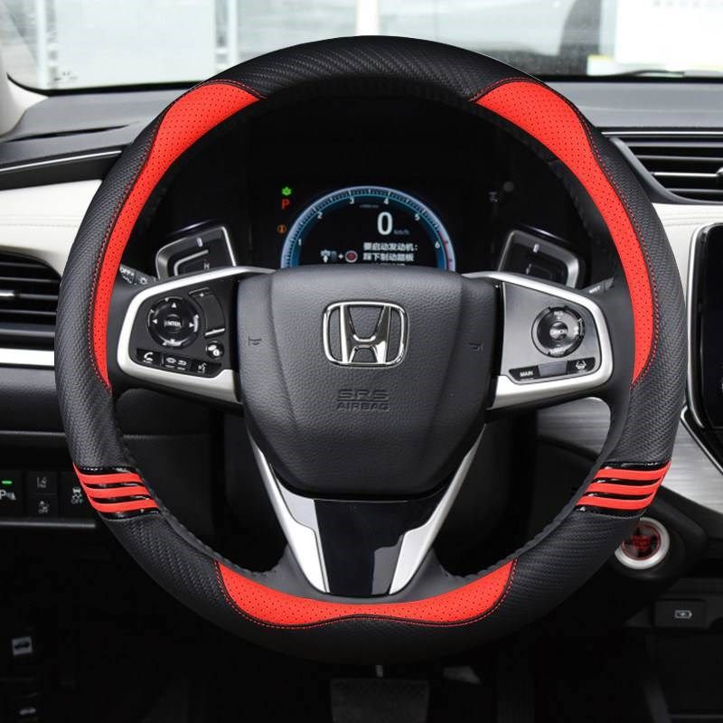 适用本田方向盘套歌诗图pCity思迪ZRV致在冠道URV卡通免手缝车把