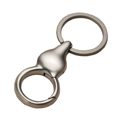 fegve汽车304钥p匙扣女男士腰挂创意挂件圈环钥匙链刻字不锈钢