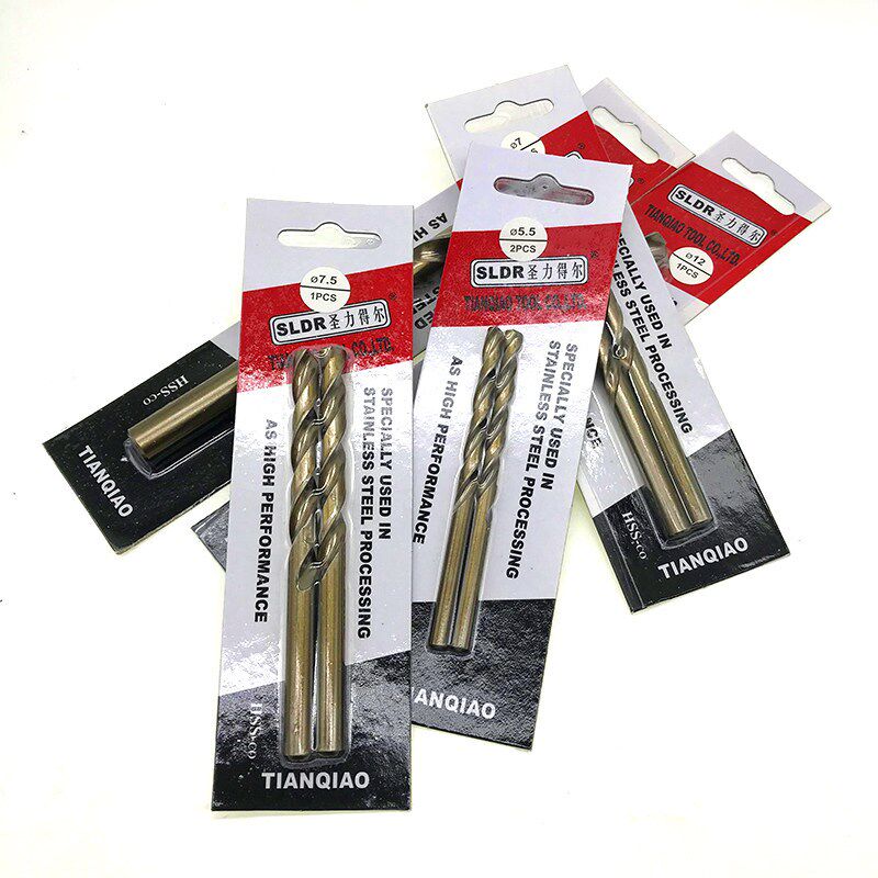 圣力得尔M42含钴直柄麻花钻头 专业金属钻孔工具 高钴不锈钢钻头