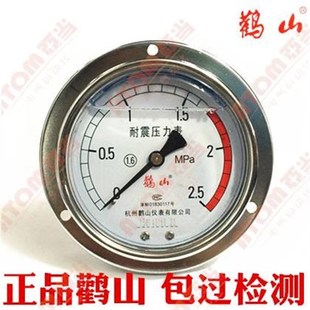 鹳山耐震压力表YN100ZT 耐振表油压表带油表 液压表 鹤山