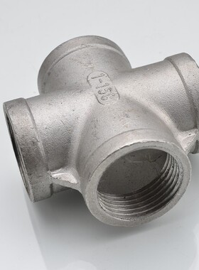 201/304不锈钢内螺纹丝扣四通DN15 20 25 32 40 50 4分 6分 1寸