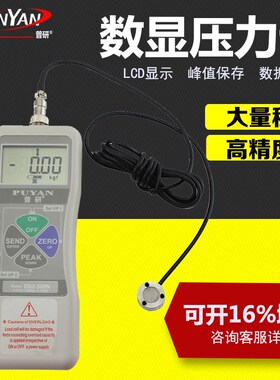 普研DS2-500N微型DS2-3000N压力计数显推拉力计压力测试仪