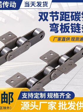 工业输送链条C210ALC212ALC216ALC232AL双节距大滚珠弯板输送链条