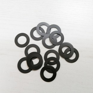 0.8 M10黑色石墨尼龙超薄平垫片垫圈 0.5 0.3 1MM厚 内圈内径10MM