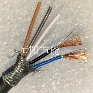 进口5芯0.3平方屏蔽线信号控制线PUR聚氨酯韧性耐油耐曲拖链高柔